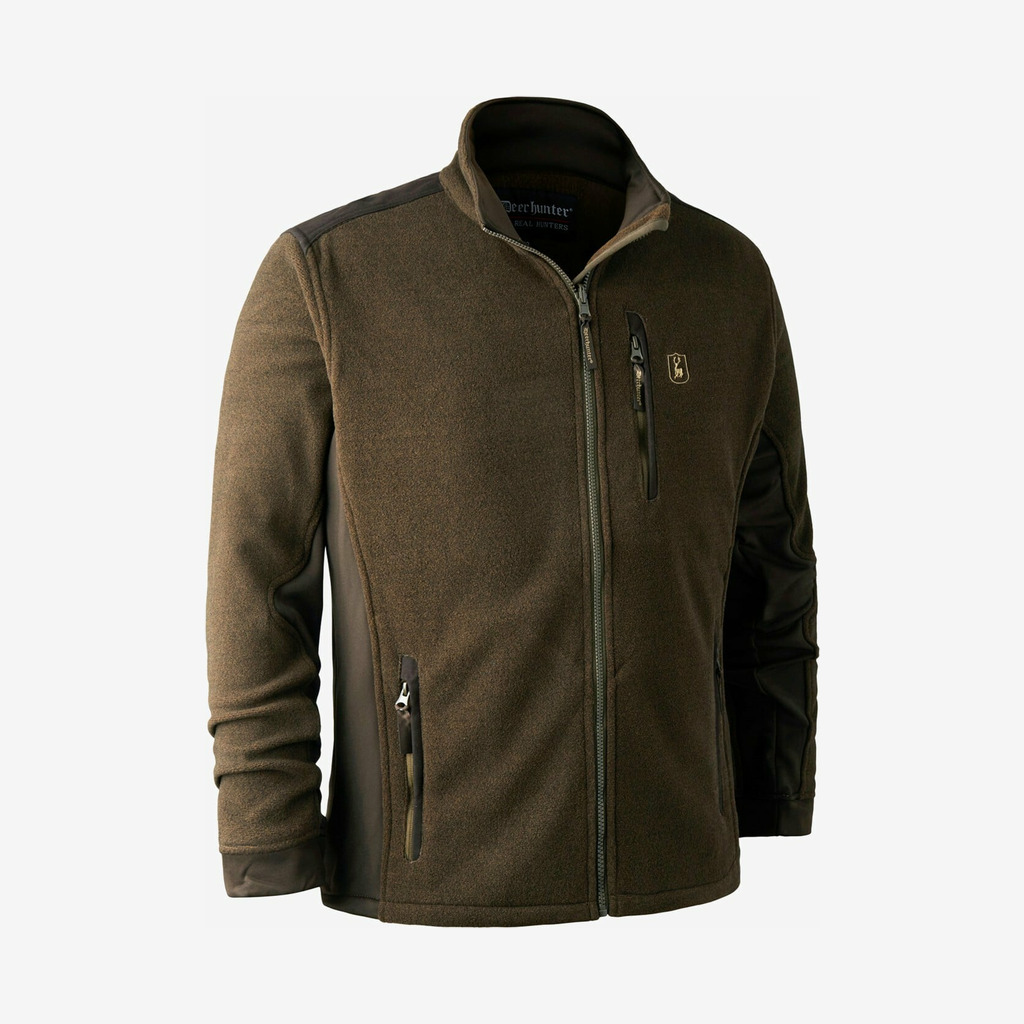 Deerhunter - Muflon Zip-In Fleecejakke (Grøn) - 48 (S)