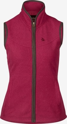 Seeland Woodcock fleece vest Women burgundy
