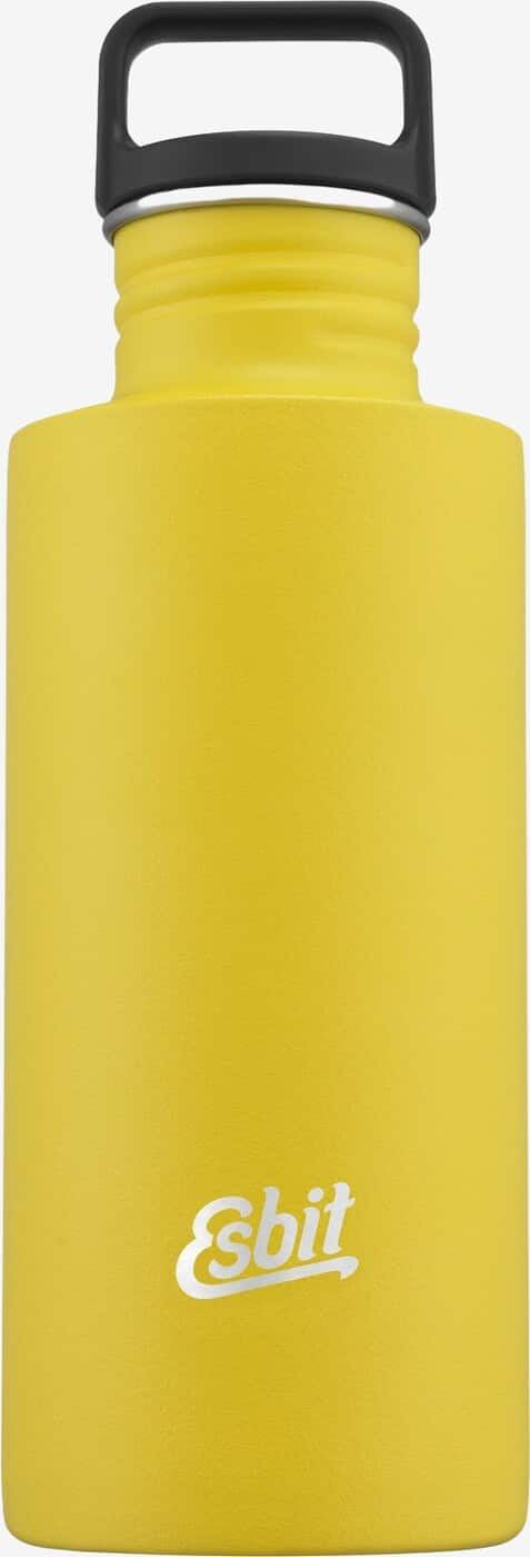 Esbit SCULPTOR Stainless Steel Drinking Bottle, 0.75L, Sunshine Yellow