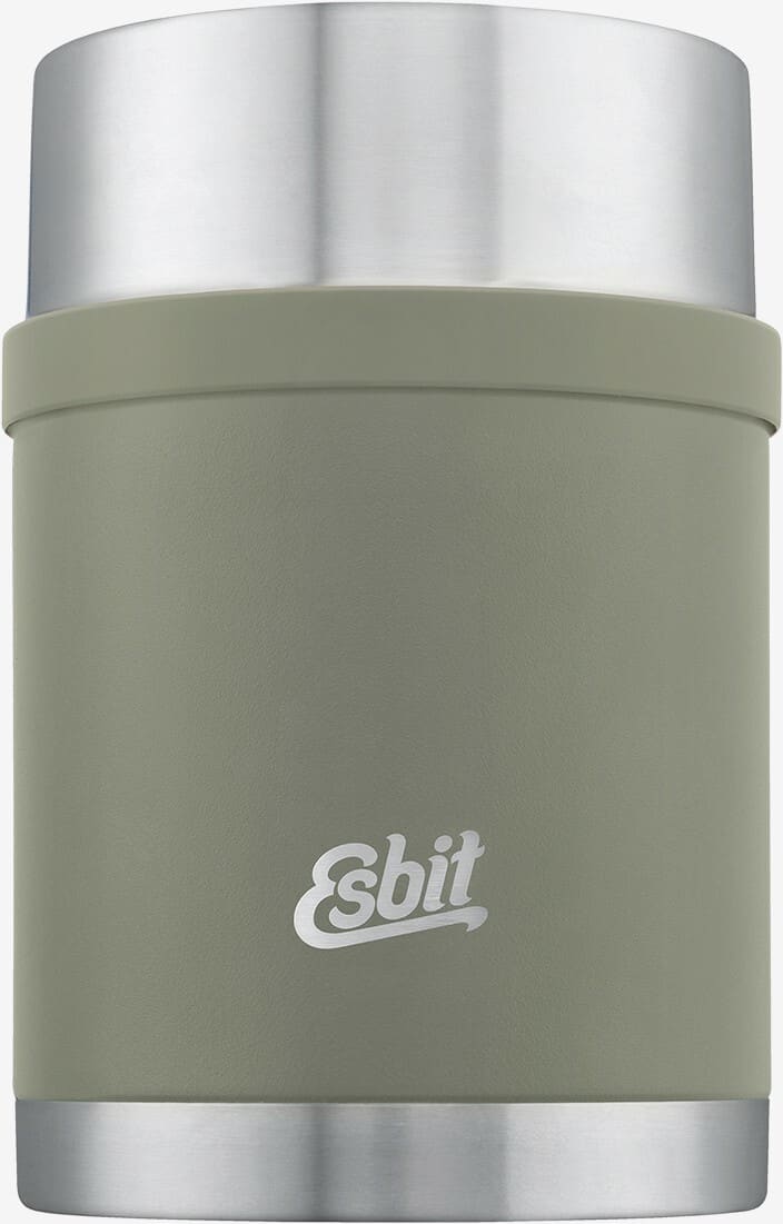 Se Esbit - SCULPTOR Food Jug 750ml af rustfrit stål (Stone Grey) hos Friluft.dk