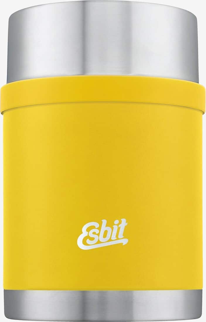 Se Esbit - SCULPTOR Food Jug 750ml af rustfrit stål (Sunshine Yellow) hos Friluft.dk