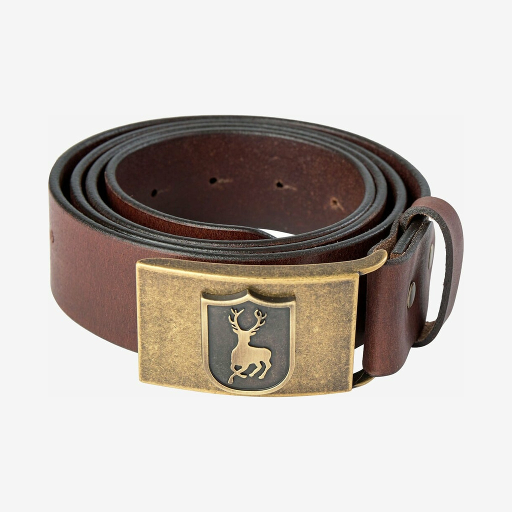 Deerhunter - Læderbælte (Cognac Brown)