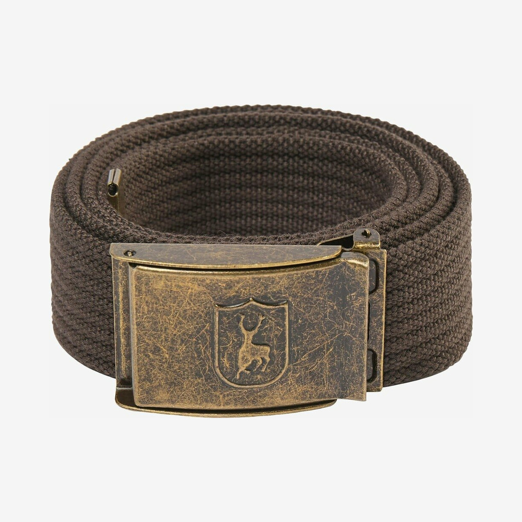 Deerhunter - Canvas bælte (Otter brown)