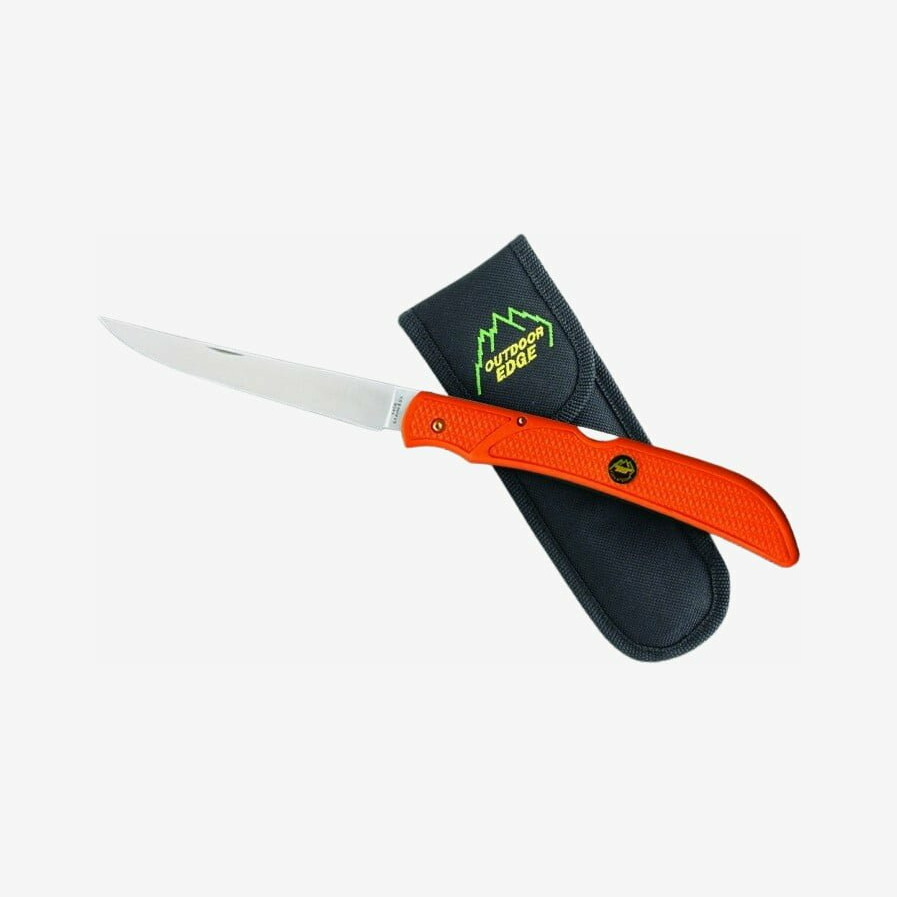 Outdoor Edge - Fish &amp; Bone kniv (Orange)