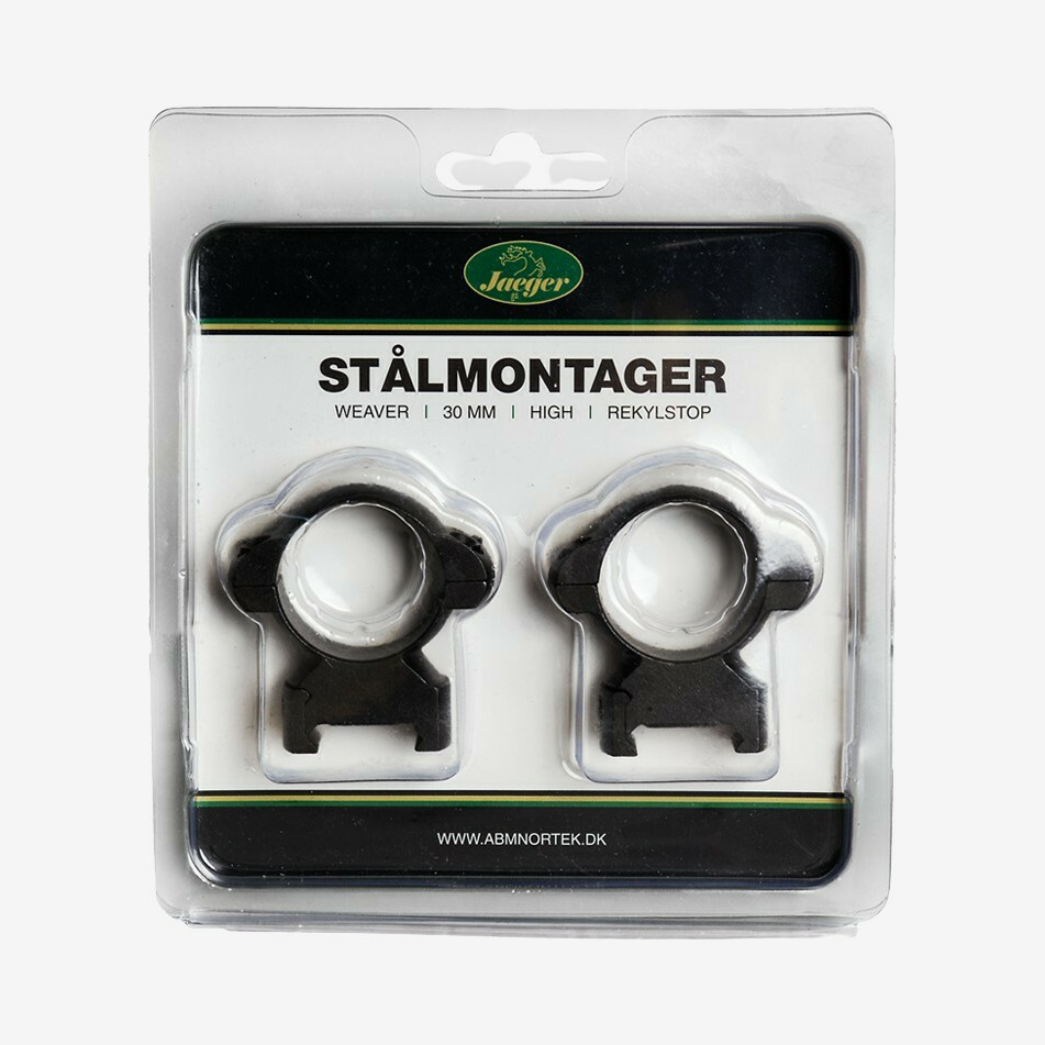 Jaeger - Stålmontager medium (2 stk.)