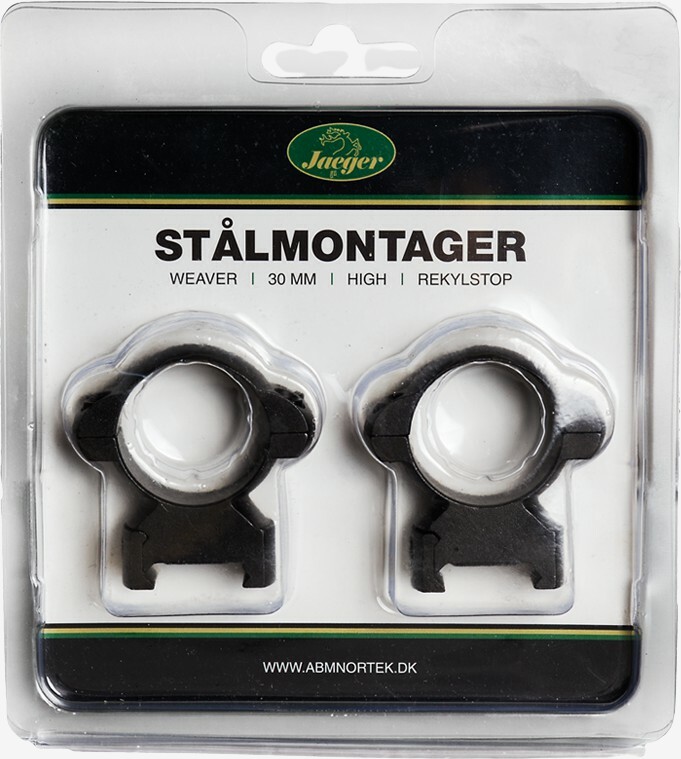 Jaeger - Stålmontager medium (2 stk.)