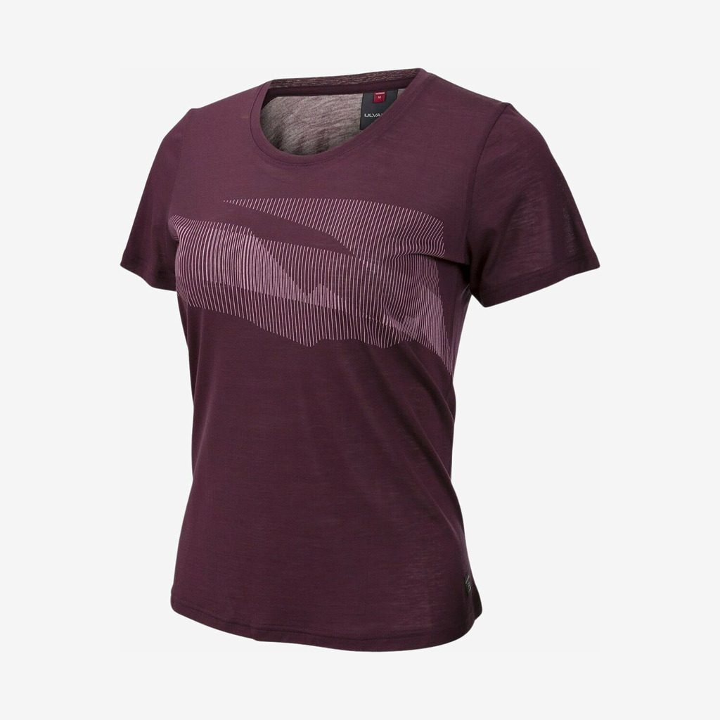 Ulvang - Gausdal t-shirt dame (Mørkerød) - M
