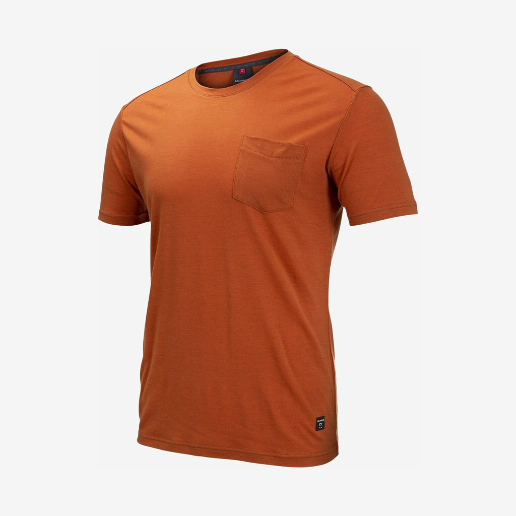 Ulvang - T-shirt i uld (Orange) - 2XL