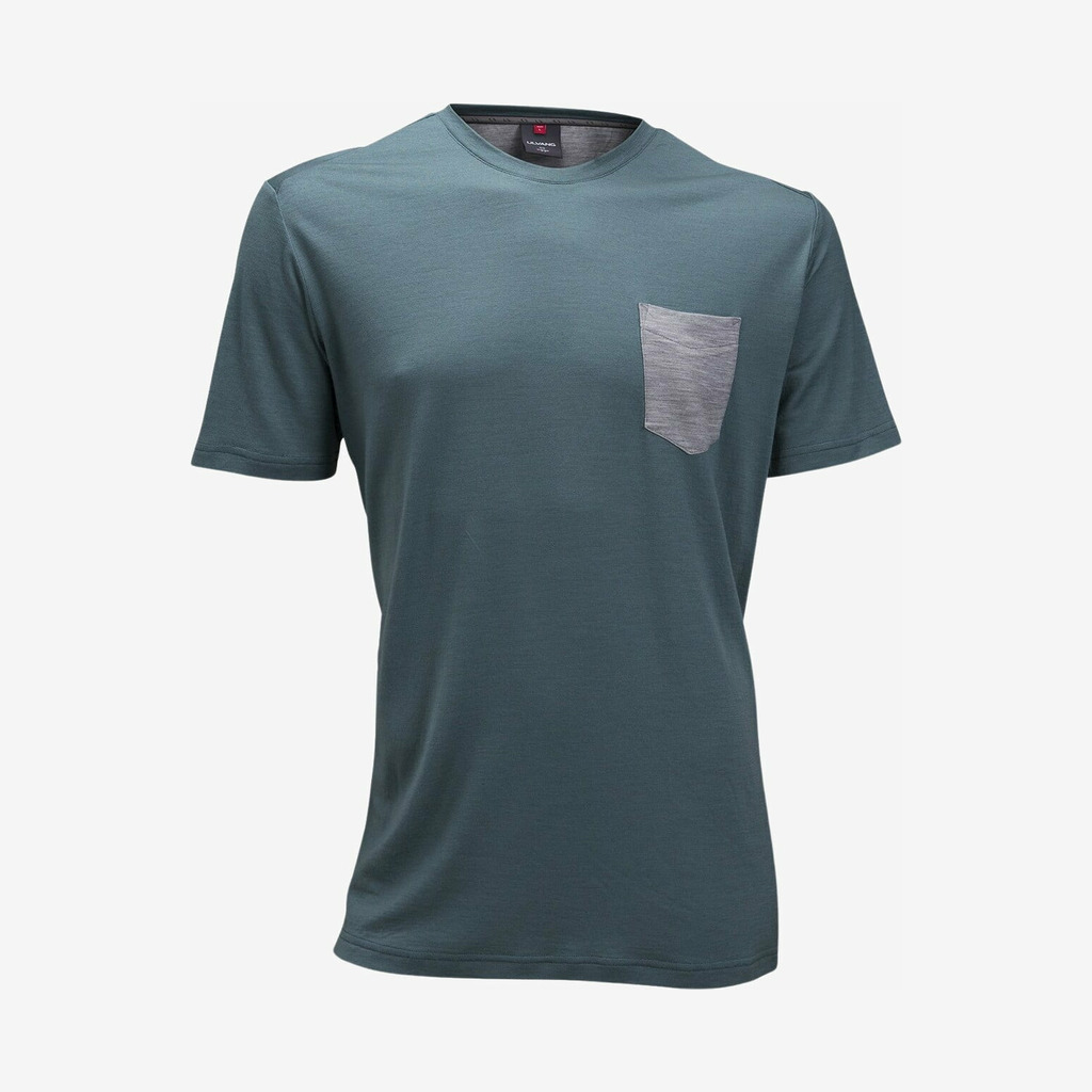 Ulvang - T-shirt i uld (Blå) - S