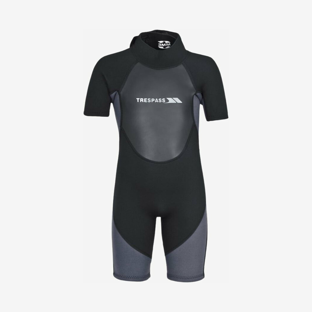 Trespass - Scuba Kids kort våddragt (Sort) - 11-12 år