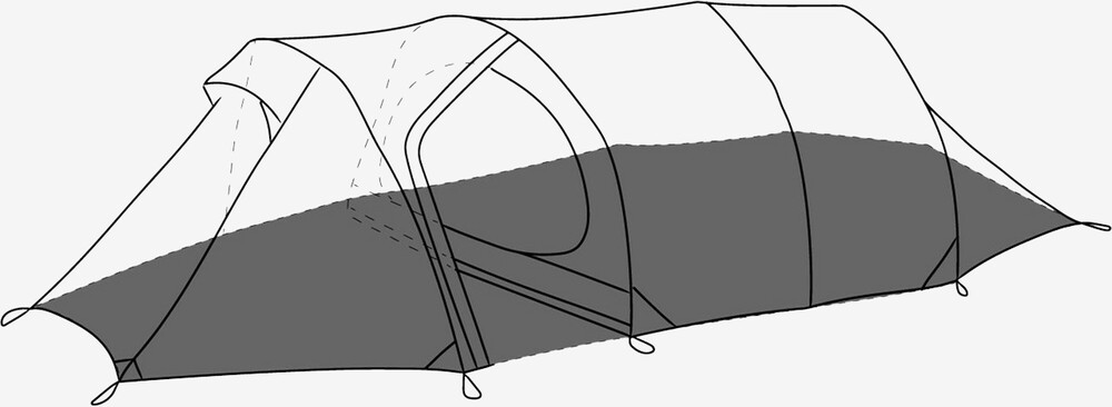 Se Helsport Footprint Spitsbergen X-trem 4 Camp - Tilbehør til telte hos Friluft.dk