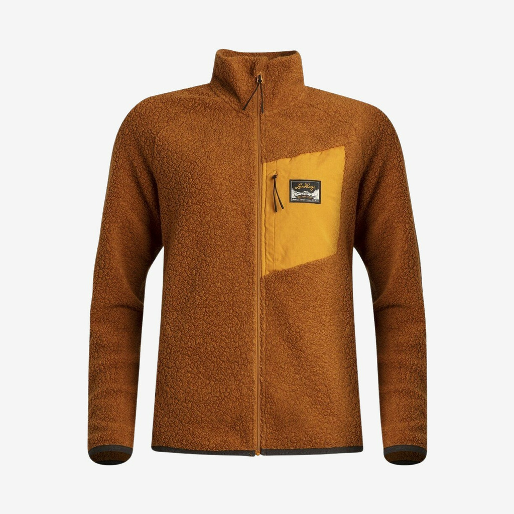 Lundhags - Flok damefleecetrøje i uld (Brun) - L