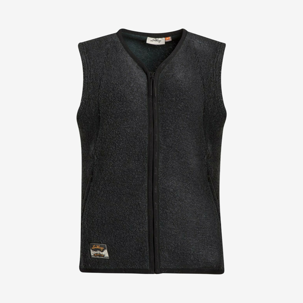 Lundhags - Flok damevest i uld (Sort) - L