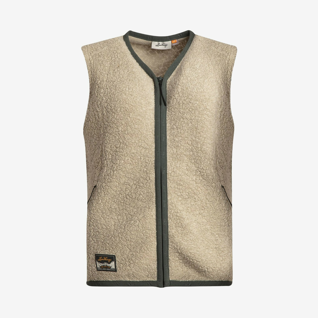 Lundhags - Flok damevest i uld (Sand) - L