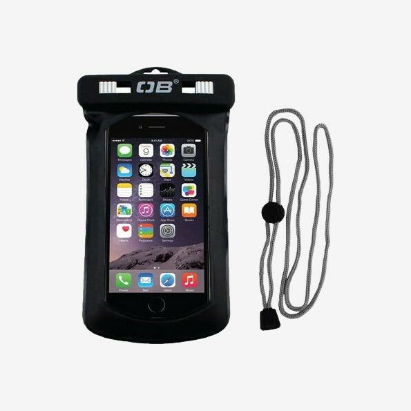 Overboard - Vandtæt mobiletui (lille) (Sort)