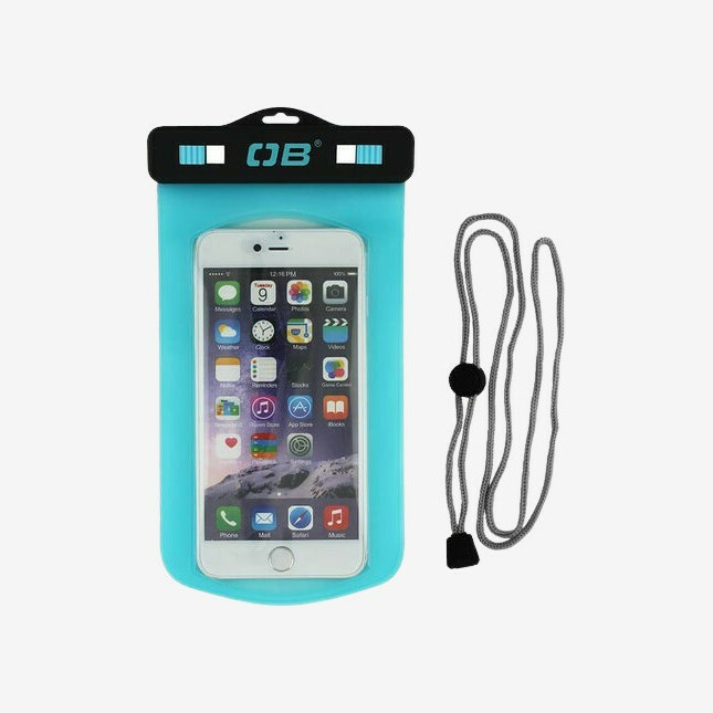 Overboard - Vandtæt mobiletui (stor) (Blå)