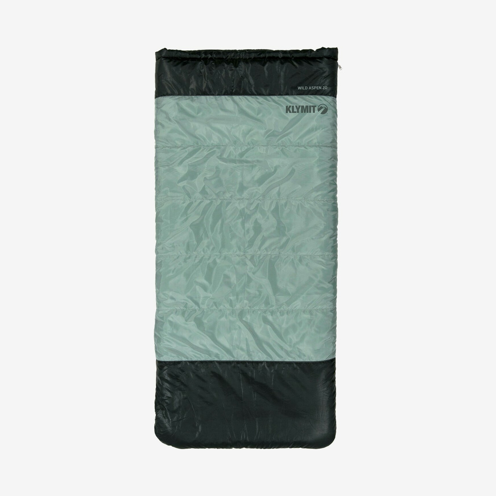 Klymit - Wild Aspen 20 rektangulær sovepose (Grøn)
