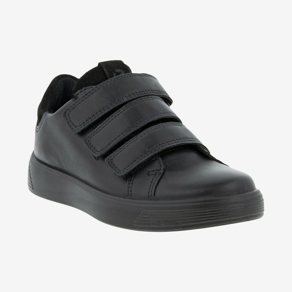 ECCO - Street 1 med velcrolukning (Sort) - 27