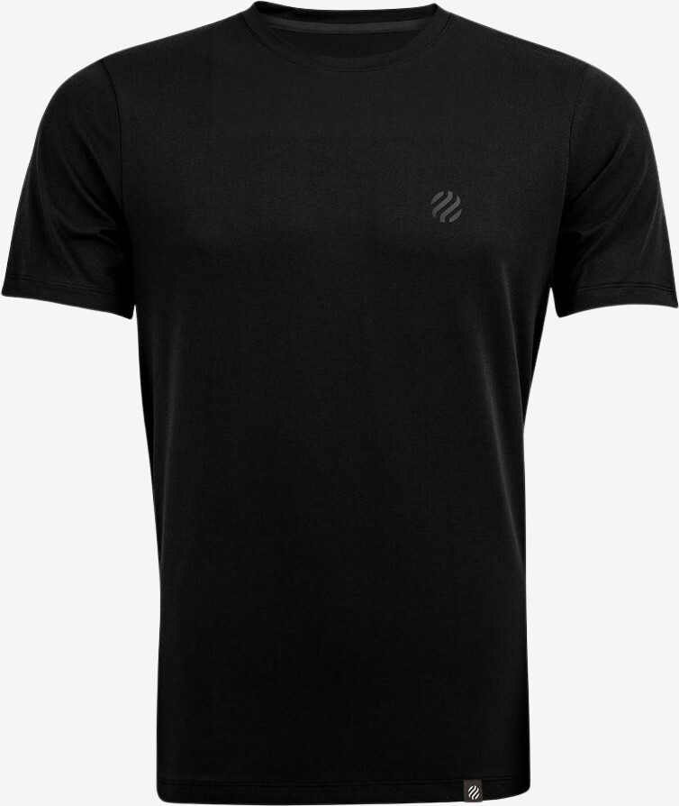 Se Heimplanet - T-Shirt m/ reflekterende logo ball (Sort) - XL hos Friluft.dk