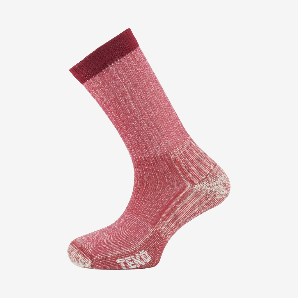 Teko - EcoHike Merino Light Half Cushion 2.0 (Rød) - S