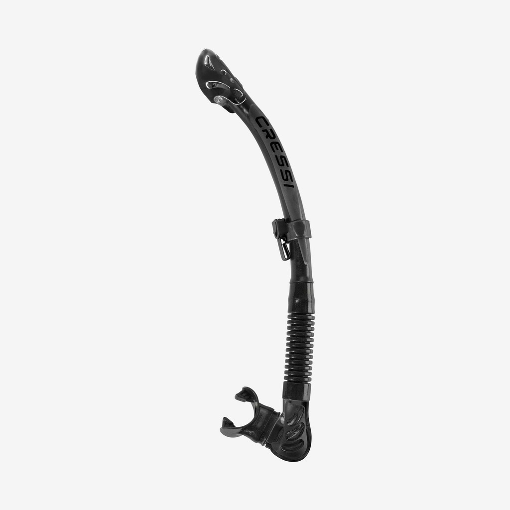 Cressi - Alpha Ultra Dry snorkel (Sort)