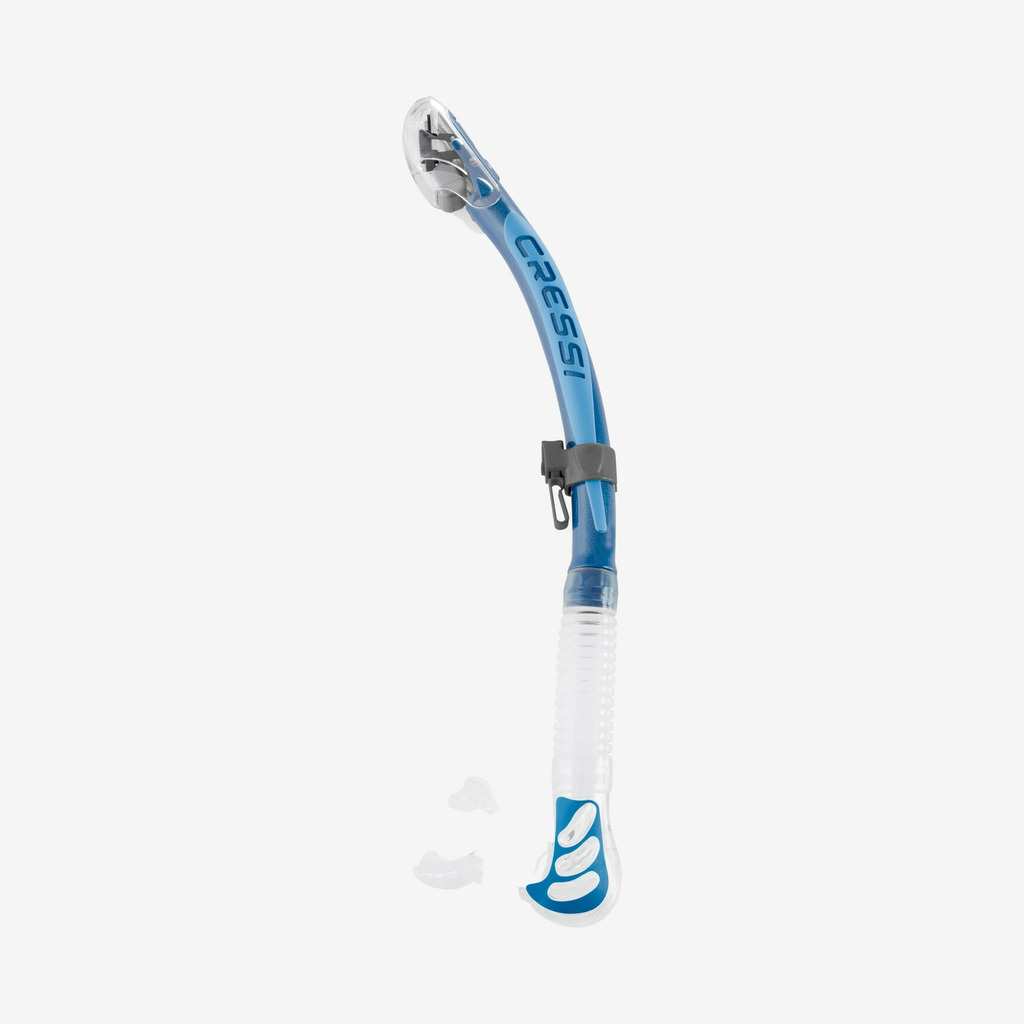 Cressi - Alpha Ultra Dry snorkel (Blå)