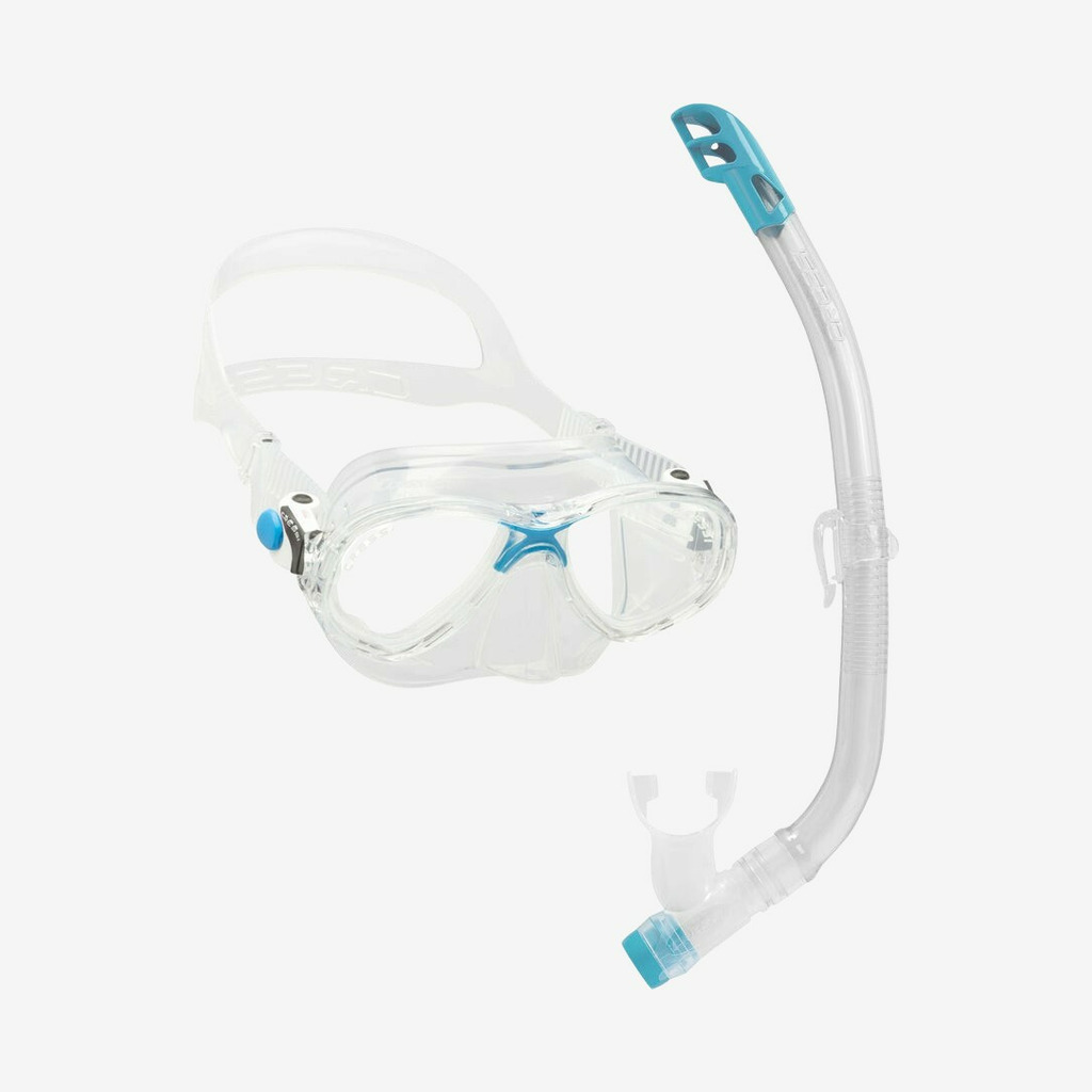 Cressi - Marea + Top maske- og snorkelsæt til børn (Blå)