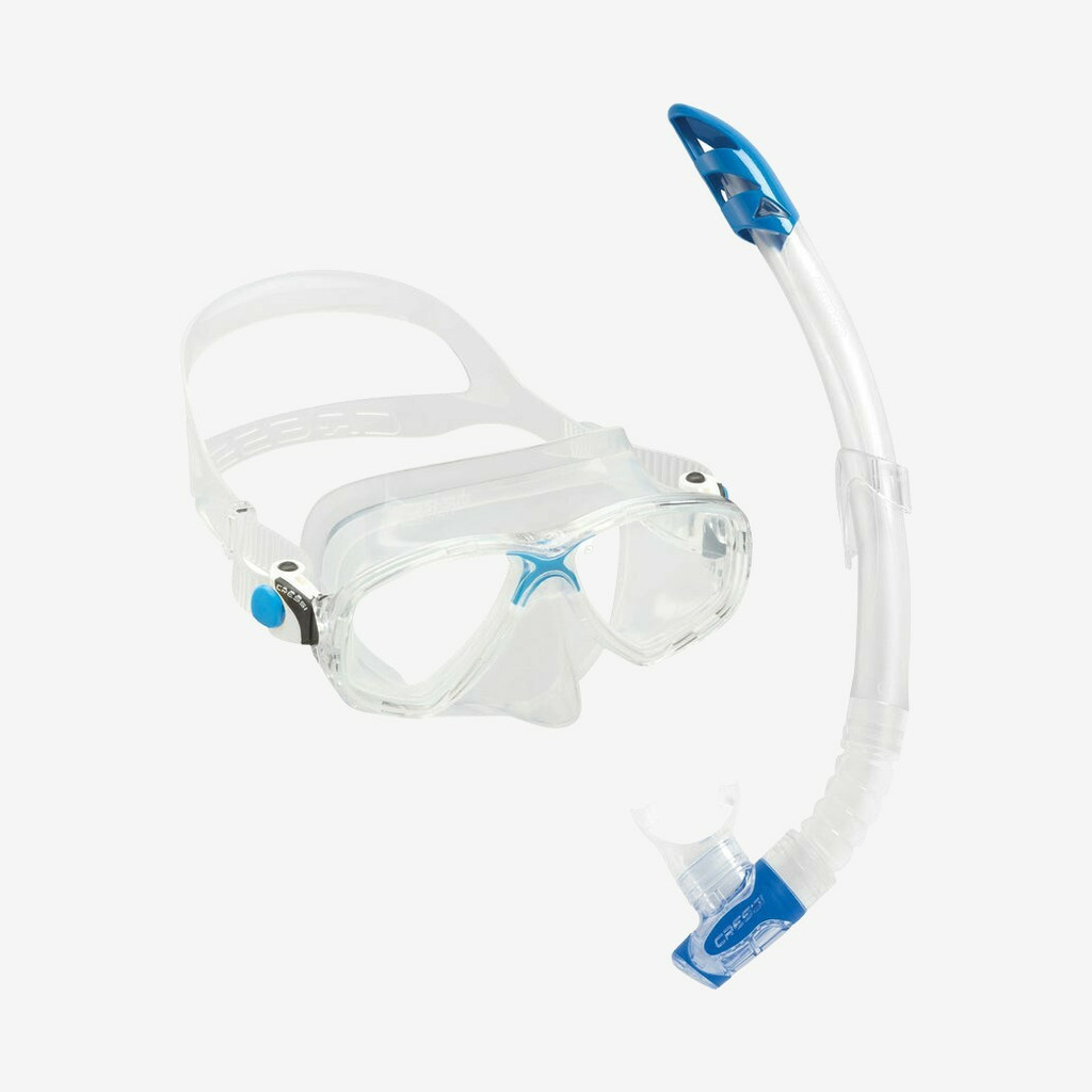 Cressi - Marea + Gamma maske- og snorkelsæt (Blå)
