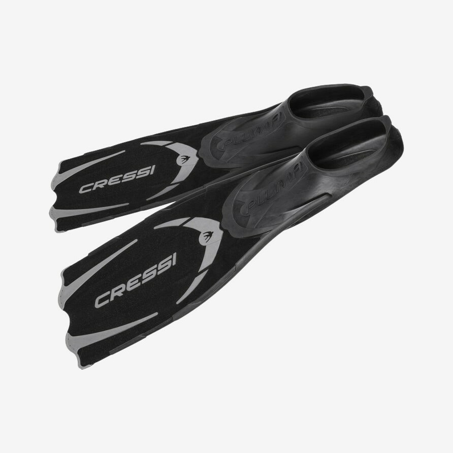Cressi - Pluma svømmefødder (Sort/sølv) - 35/36