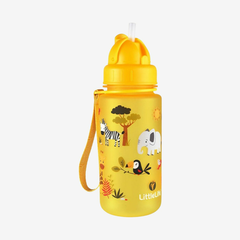 Littlelife Water Bottle, Safari, 400ml - Drikkeflaske
