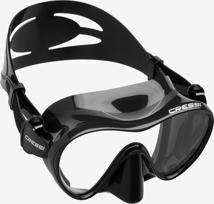 Se Cressi - F1 dykkermaske (Sort) hos Friluft.dk