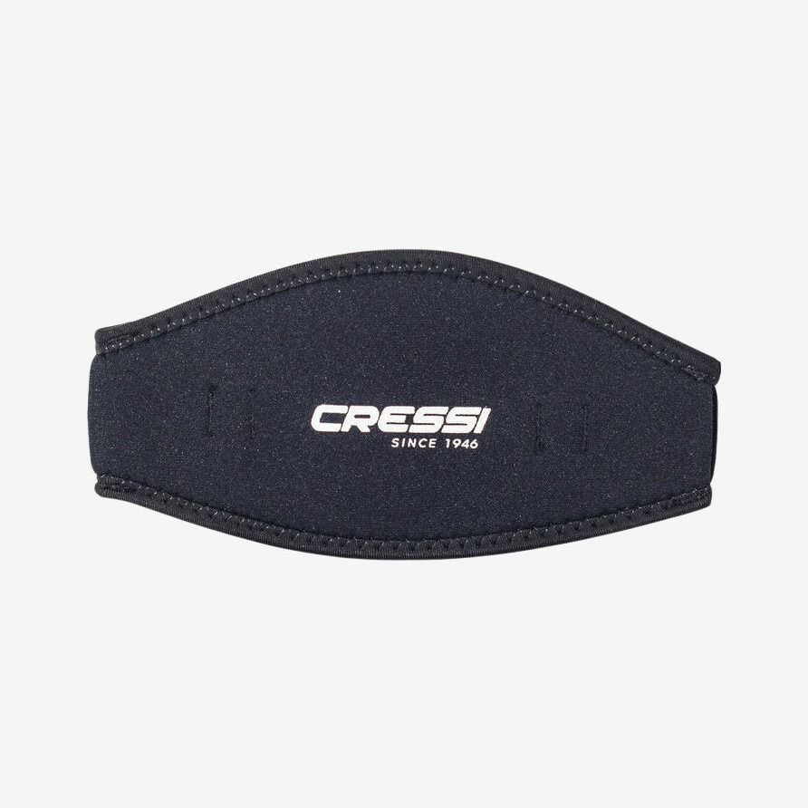 Cressi - Neoprencover til maskestrop (Sort)