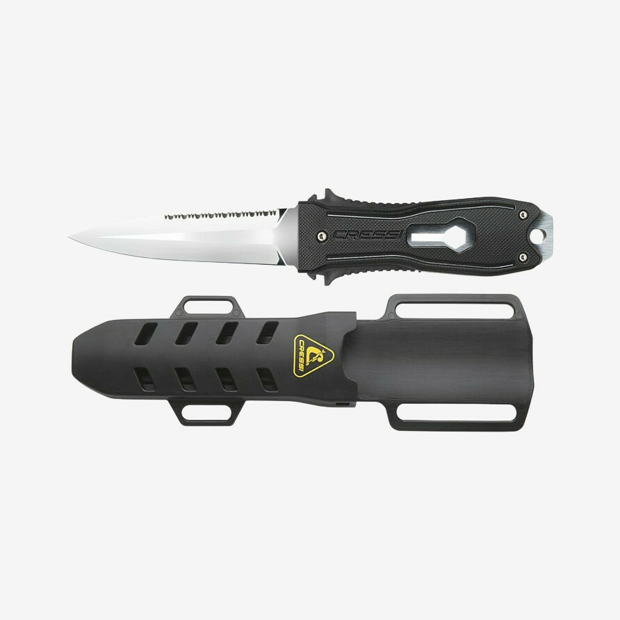 Cressi - Lizard kniv (Sort)