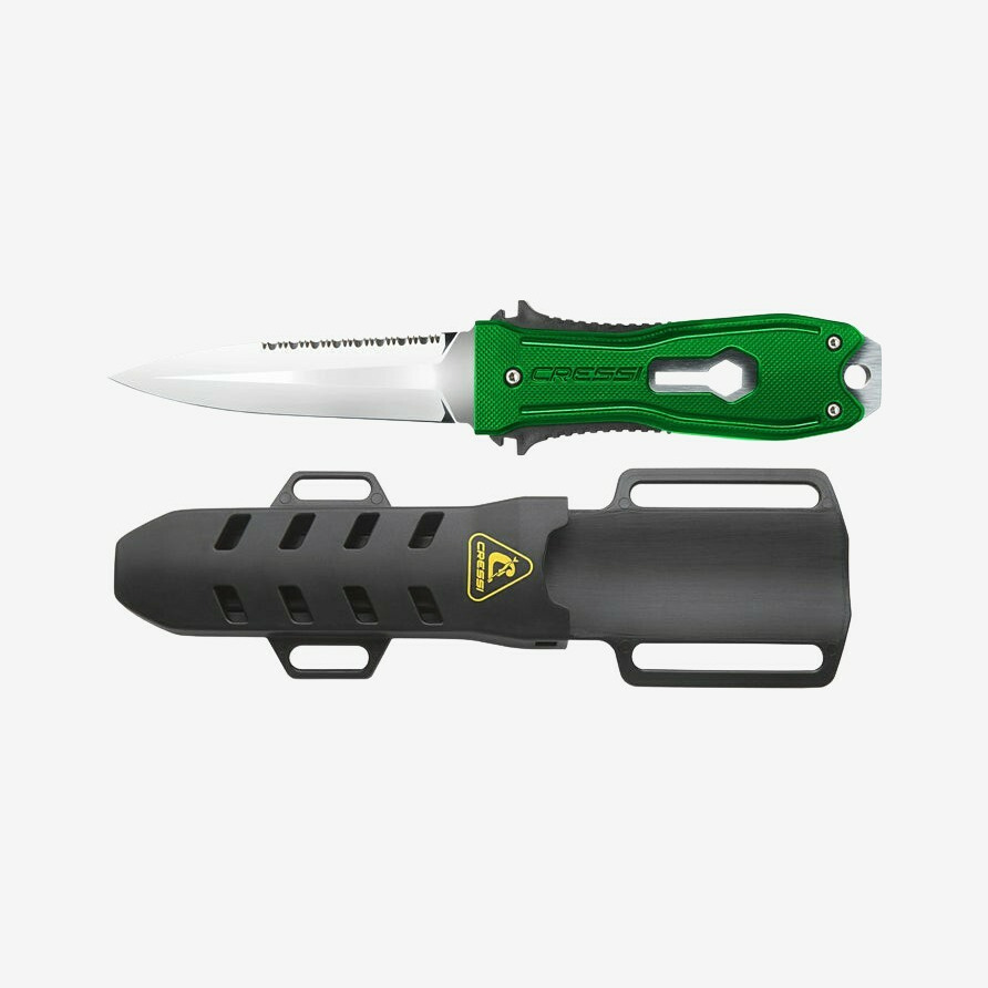 Cressi - Lizard kniv (Grøn)