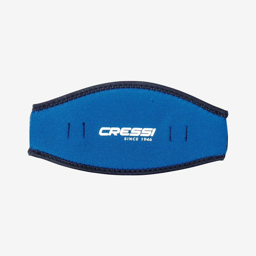Cressi - Neoprencover til maskestrop (Blå)
