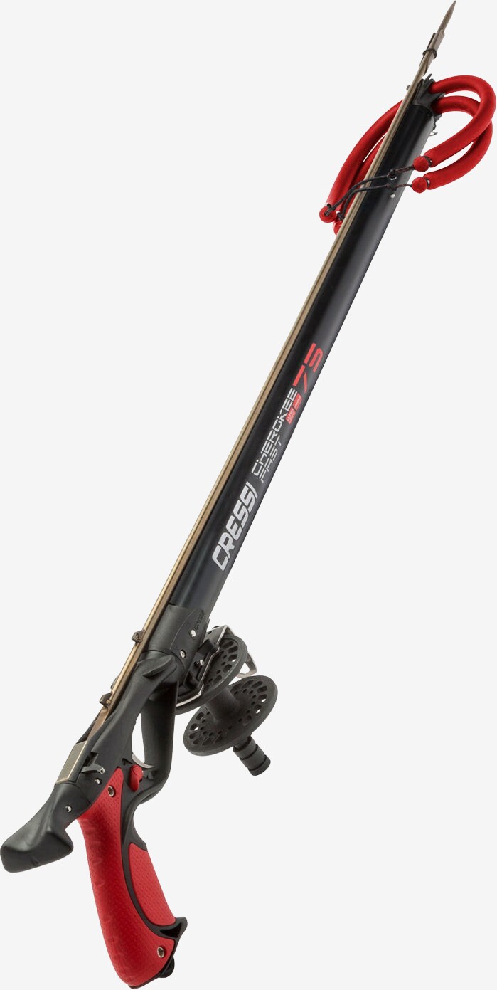 Cressi - Cherokee Fast harpun - 75cm (Sort/rød)