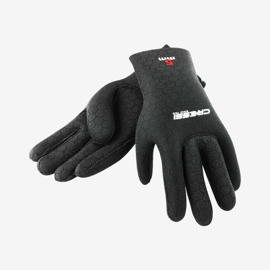 Cressi - High Stretch neoprenhandsker - 5mm (Sort) - S billede