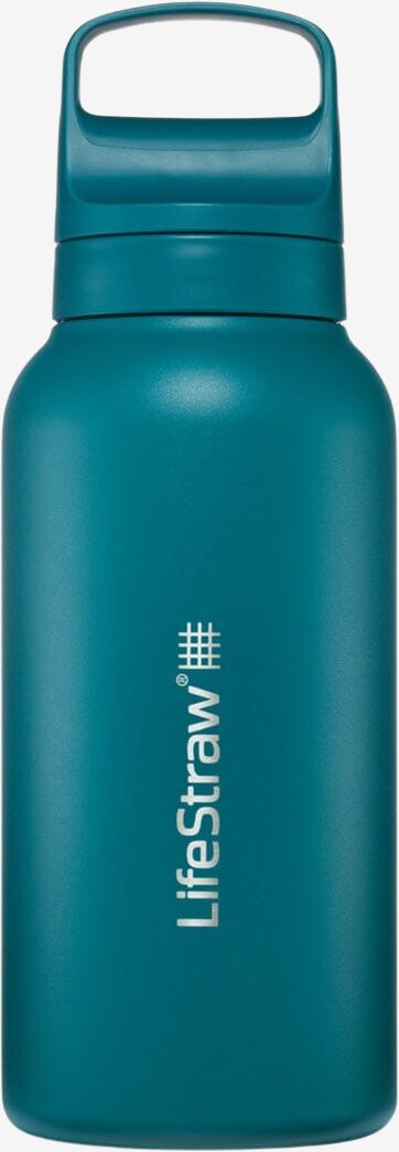 LifeStraw - Go 2.0 vandflaske 1L i Rustfrit stål (Teal)