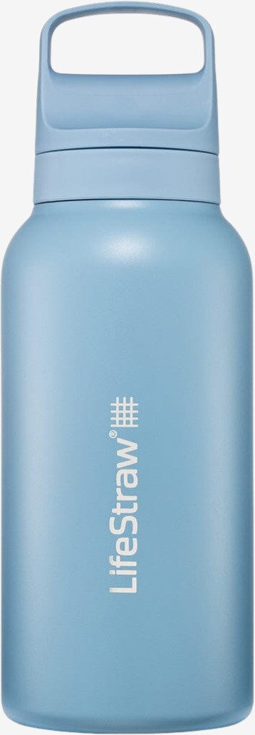 LifeStraw - Go 2.0 vandflaske 1L i Rustfrit stål (Blå)