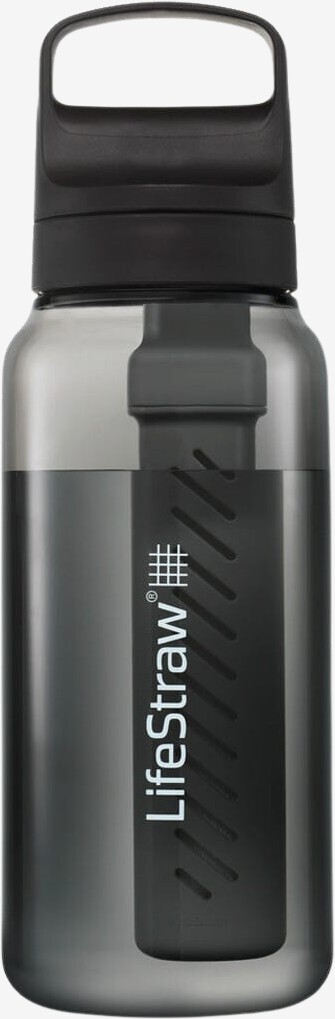 Se LifeStraw Go 2.0 Water Filter Bottle 1L - Nordic Noir - Str. .1L - Vandfilter hos Friluft.dk