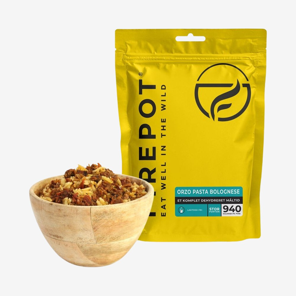 Firepot Orzo Pasta Bolognese, frysetørret mad, XL