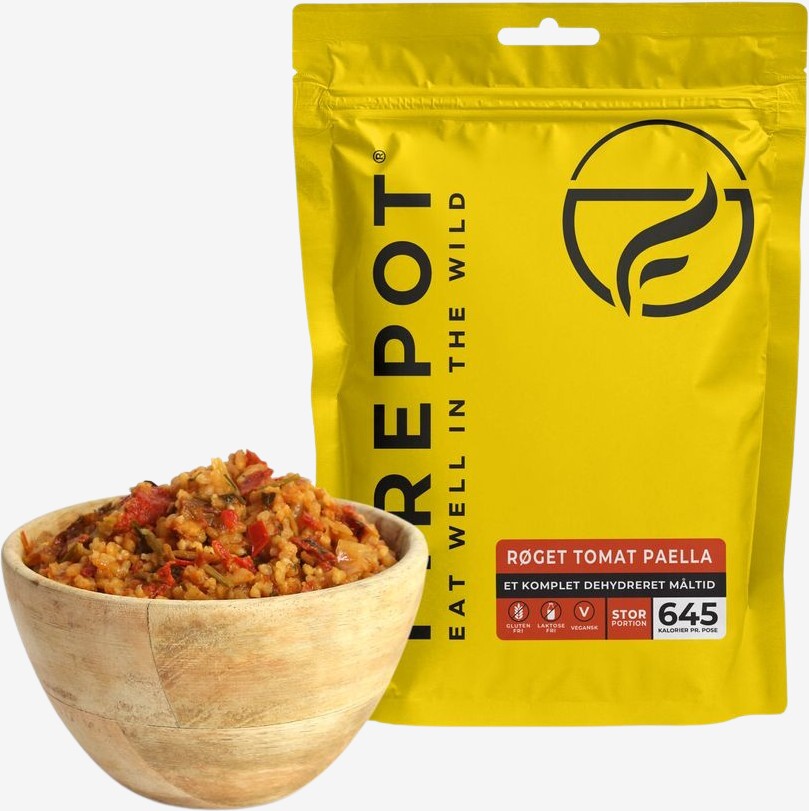 Se Firepot Røget Tomat Paella - XL hos Friluft.dk