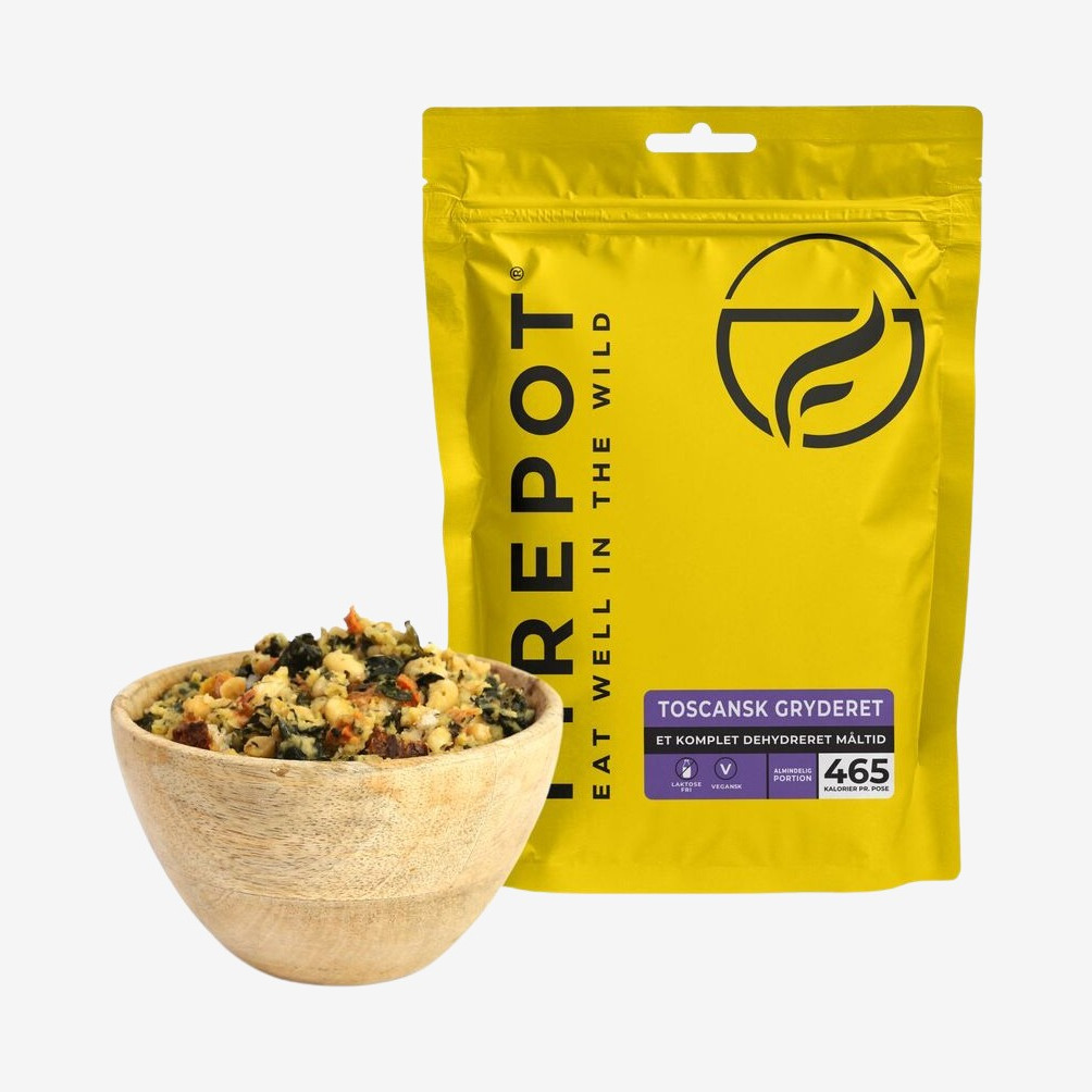 Firepot Toscansk Gryderet, frysetørret mad, Reg