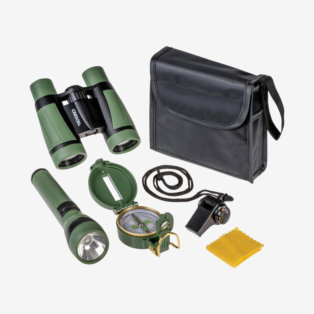 Carson - Børnesæt med bl.a. kikkert og lygte