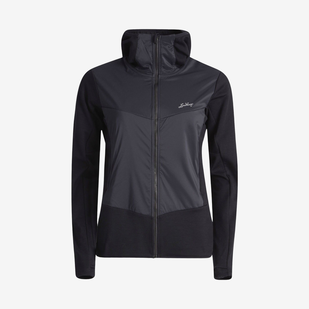 Lundhags - Padje merinohættetrøje til damer (Sort) - M