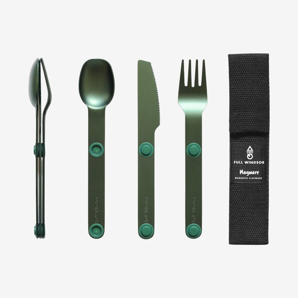 Full Windsor - Magware magnetisk bestiksæt (Grøn)