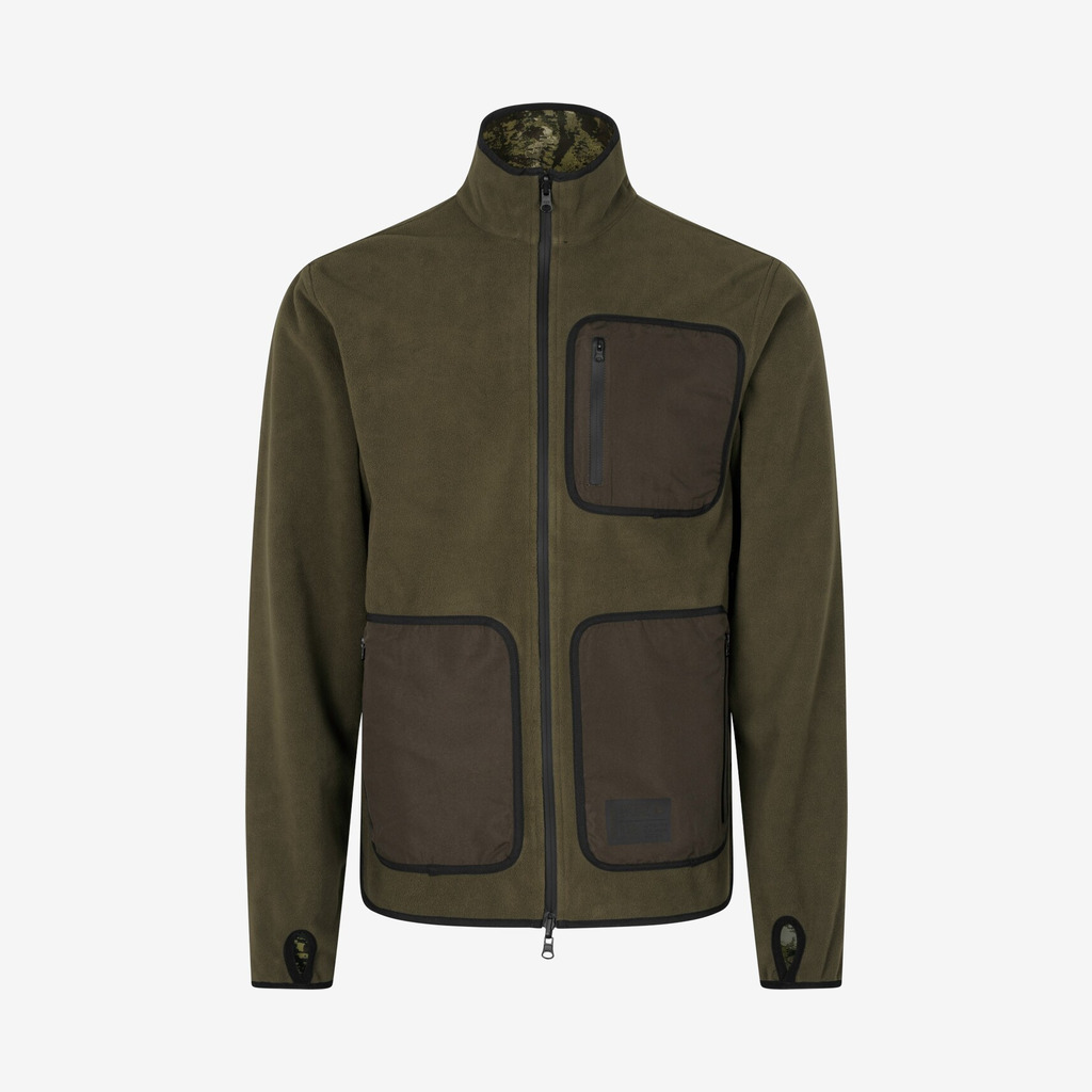 Seeland Rogue Vendbar Fleece (Light Pine/I.Green, S)