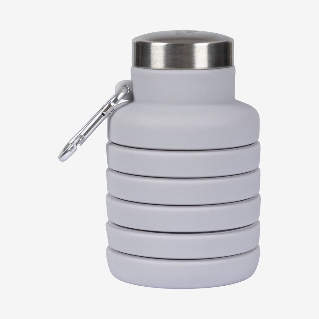 Trespass - Foldbar silikoneflaske (Sølv)