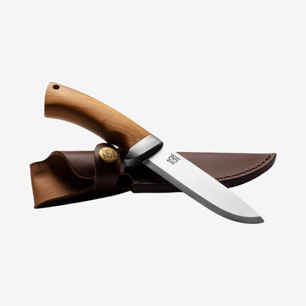 Øyo Rondane Junior Knife W/ Leather Sheath - Brown - Kniv