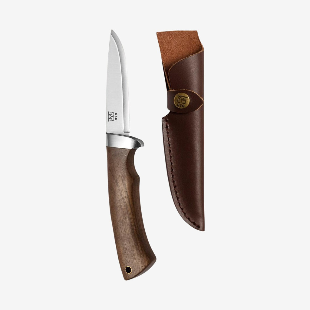 Øyo Dovre Knife W/ Leather Sheath - Brown - Kniv